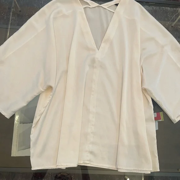 Banana Republic Dolman Sleeve V-Neck Blouse - Picture 3 of 9